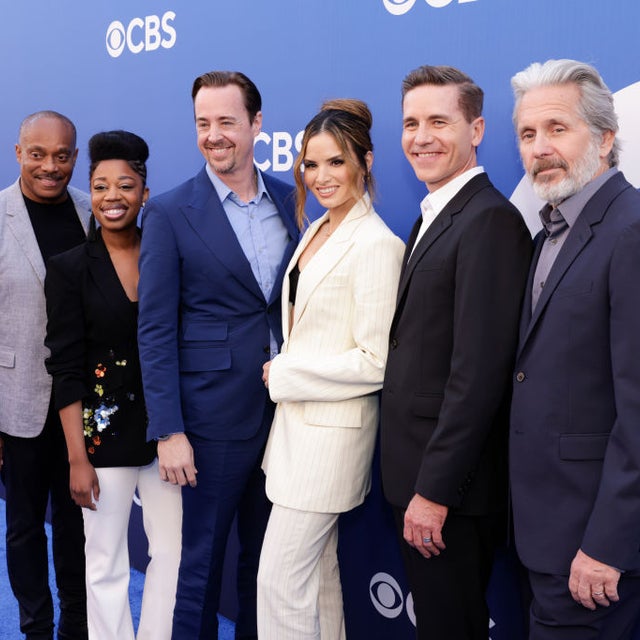 Rocky Carroll, Diona Reasonover, Sean Murray, Katrina Law, Brian Dietzan and Gary Cole from 'NCIS' attend the CBS New Fall Schedule Celebration