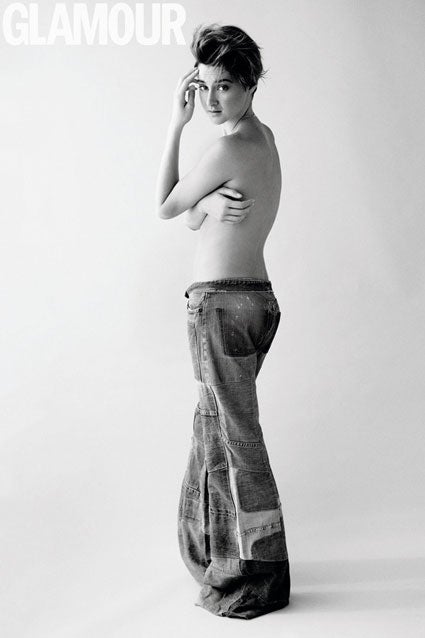 Shailene Woodley Poses Topless For Glamour Uk Talks Fifty Shades Of Grey Entertainment