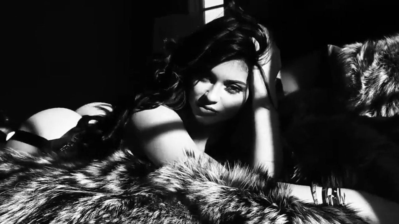 Kylie Jenner Strips Down To See Through Lingerie For Steamy New Shoot