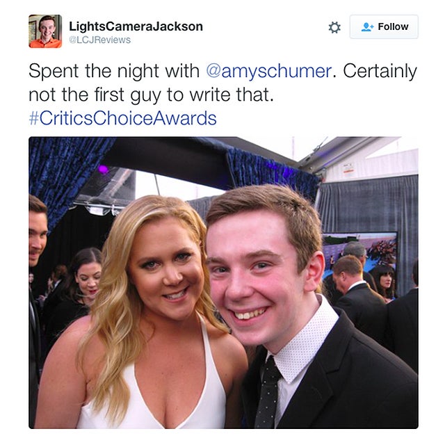 Amy Schumer Perfectly Called Out A Film Critic For His Sexist Tweet Cause Im A Whore 8296