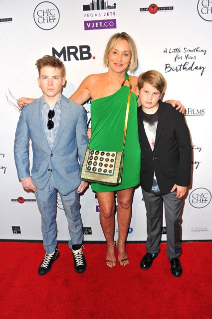 Exclusive Sharon Stone S 16 Year Old Son Says He Won T Let His Mom Give Him Dating Advice