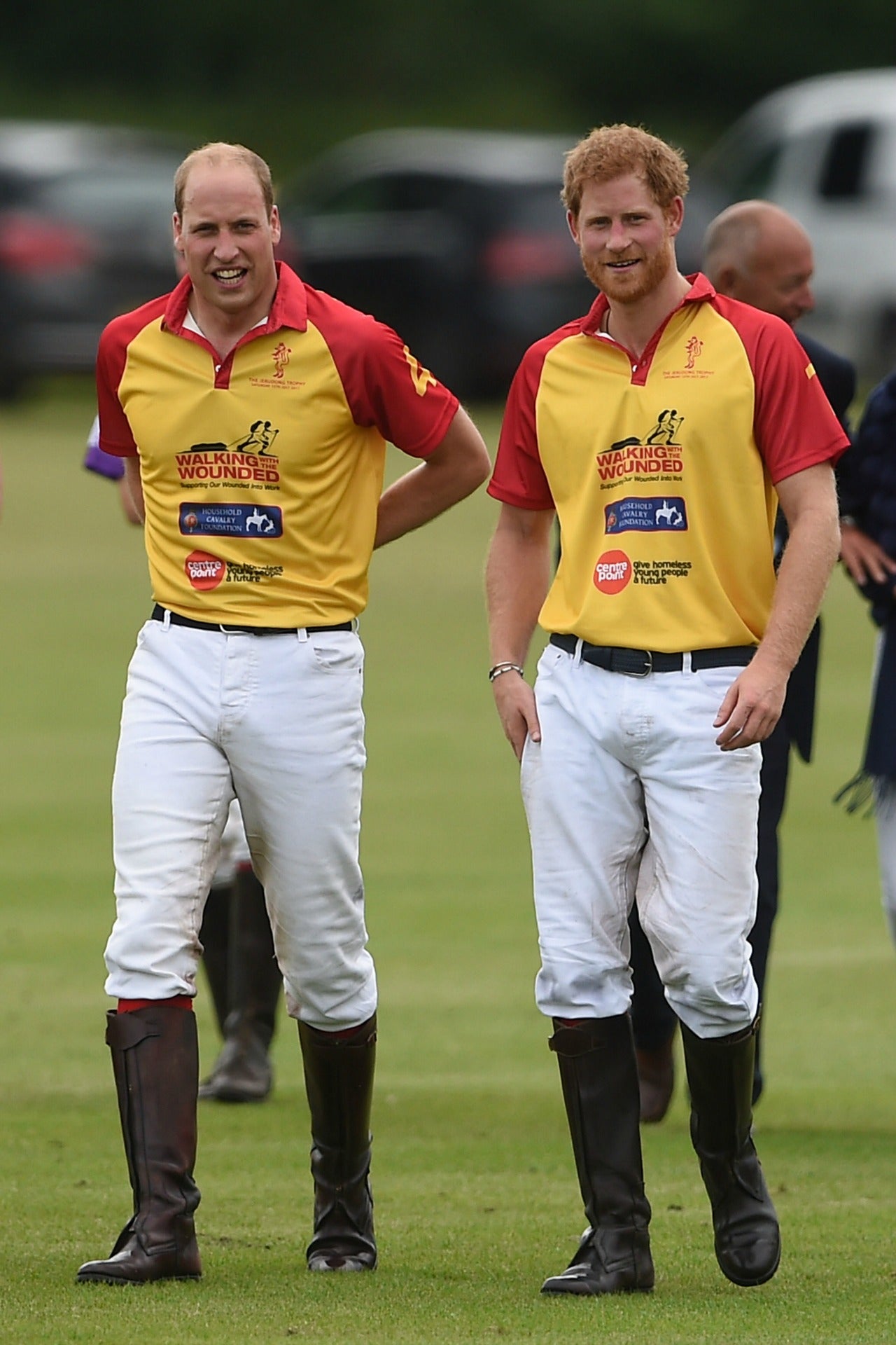 Princes Harry And William Look Dashing While Playing Polo See The Pics Entertainment Tonight