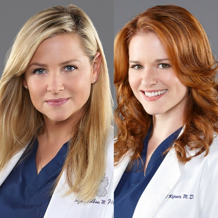 Jessica Capshaw and Sarah  Drew