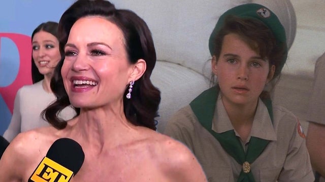 Carla Gugino Reacts to Her First Major Film ‘Troop Beverly Hills’ Turning 35 (Exclusive) 