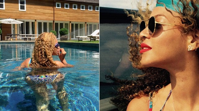 Flawless Beyonce Shares Makeup Free Selfie From Bikini Clad Vacation Entertainment Tonight 