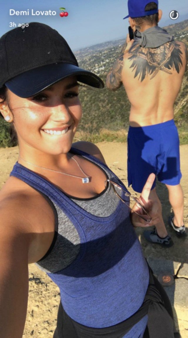 Demi Lovato And Boyfriend Guilherme Bomba Vasconcelos Pack On The Pda During Afternoon Hike 4973