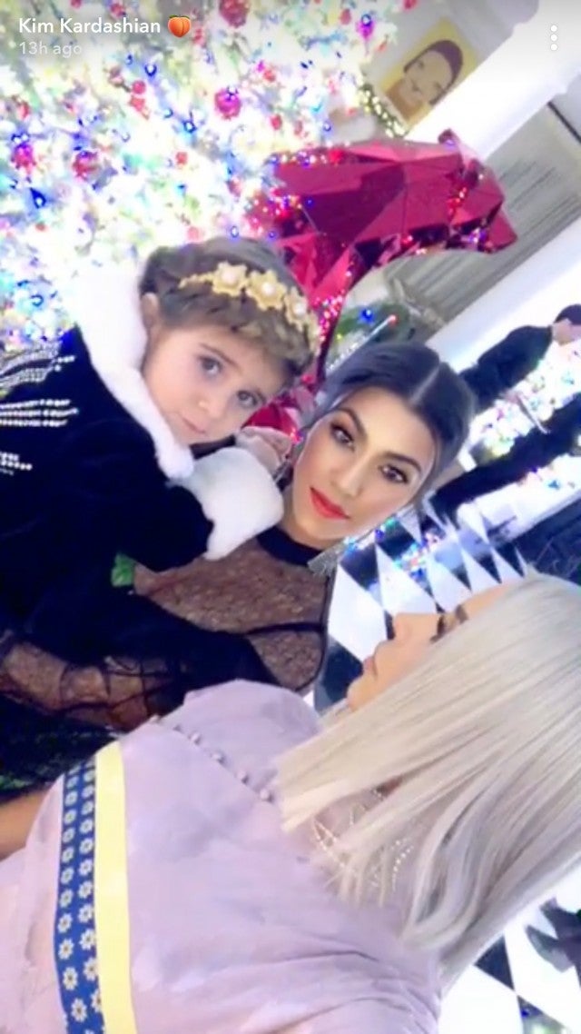 Kourtney Kardashian, Penelope and Kim Kardashian