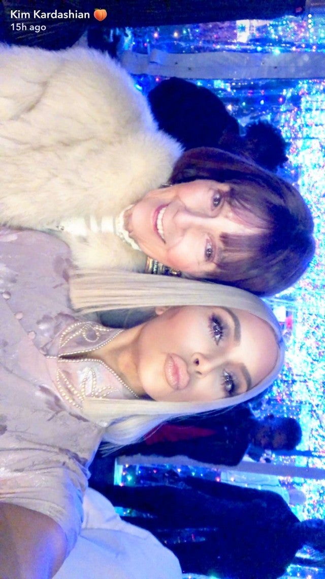 Mary Jo Campbell and Kim Kardashian