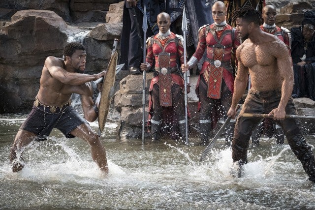 Black Panther, Chadwick Boseman, Michael B Jordan