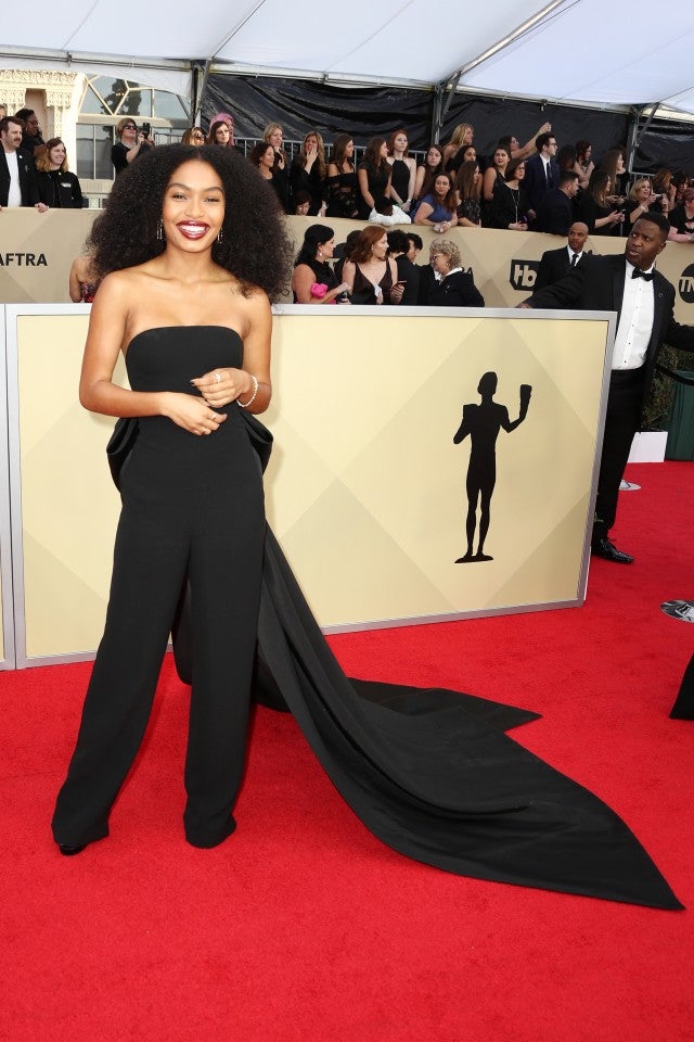 Yara Shahidi at 2018 SAG Awards