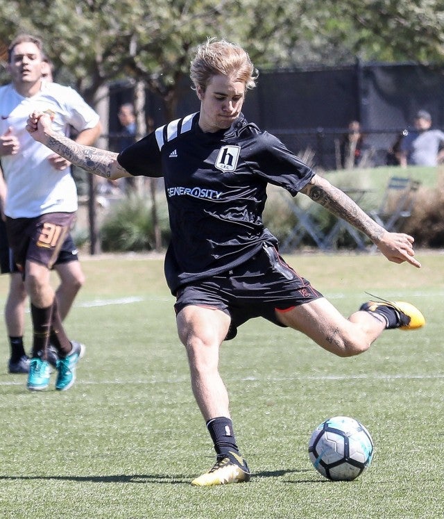 Justin Bieber soccer