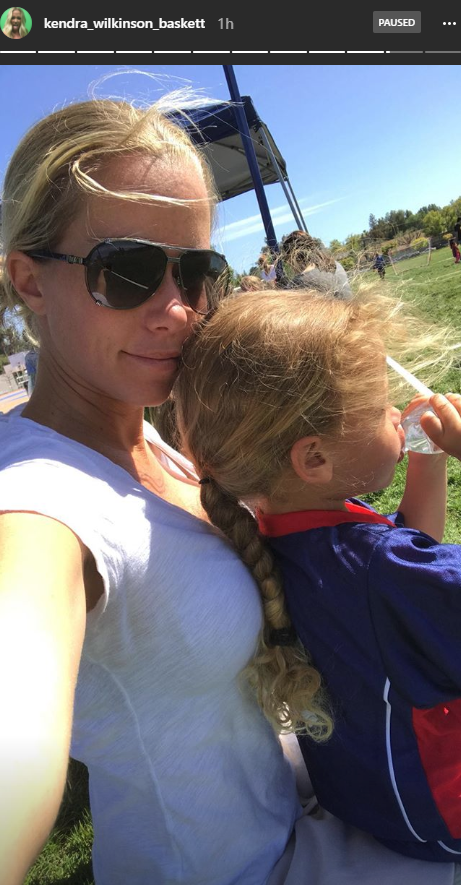 Kendra Wilkinson And Hank Baskett Reunite For Daughter Alijahs First Soccer Game After Divorce 