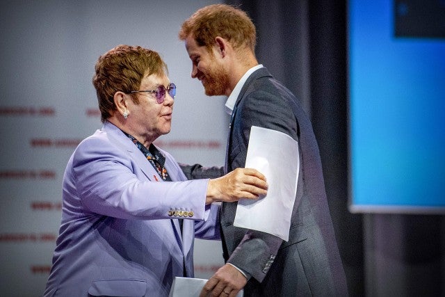   Elton John and Prince Harry 