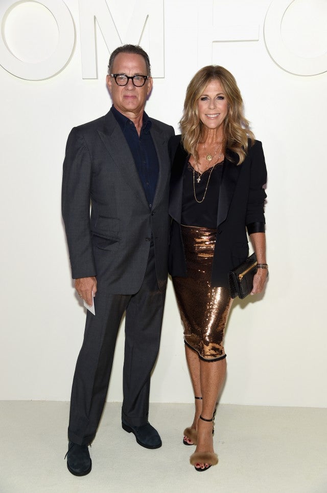 Tom Hanks and Rita Wilson at Tom Ford NYFW