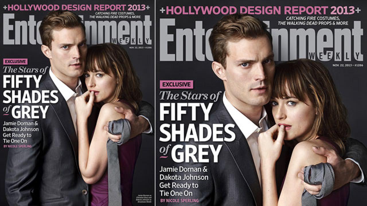 First Look 50 Shades Stars Cover Ew Entertainment Tonight 