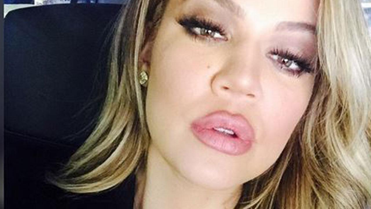 Khloe Kardashian Pulls a 'Kylie,' Check Out Her Much-Fuller Lips