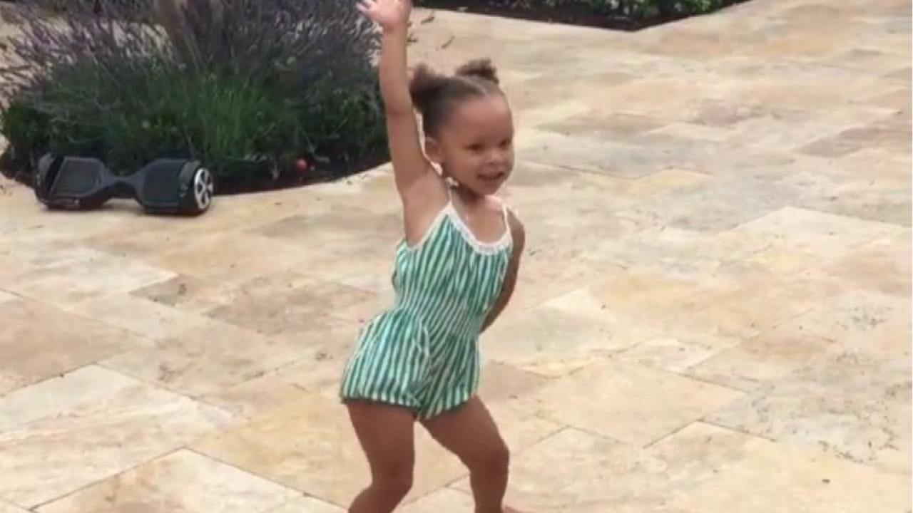 Riley Curry S Adorable Birthday Dance To Watch Me Whip Is A Must