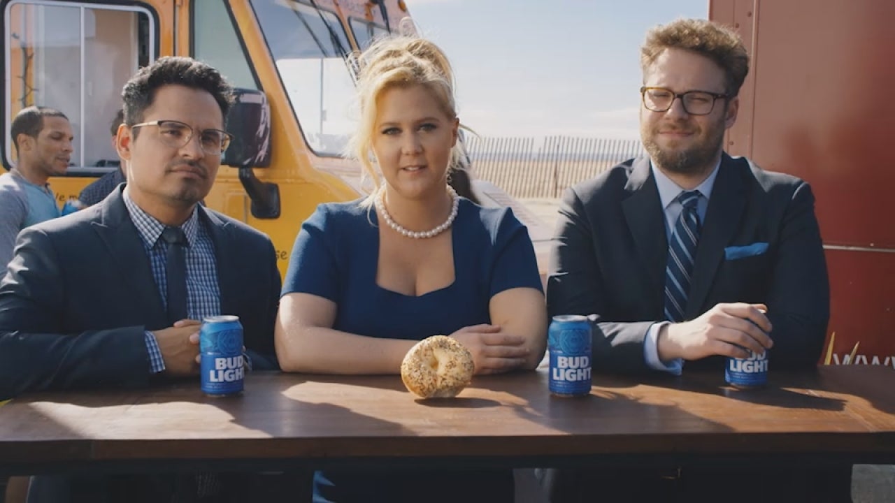 EXCLUSIVE Amy Schumer and Seth Rogen Return in New Bud Light Ad for a