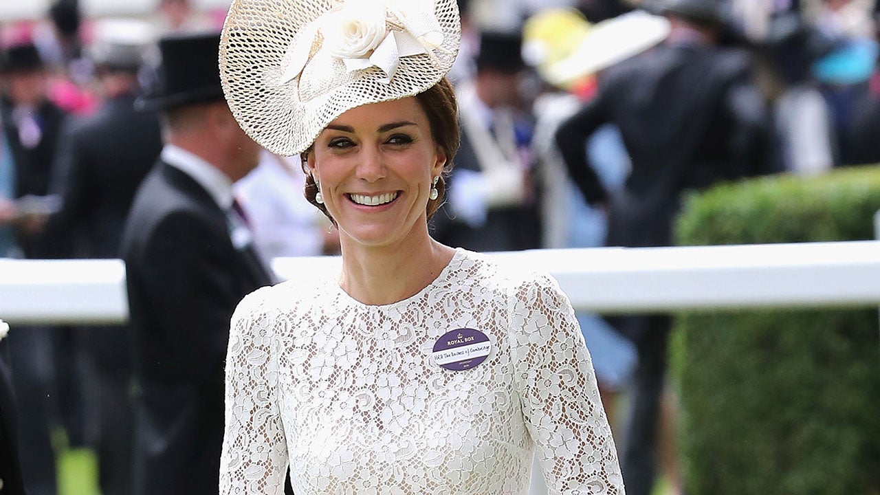 Kate Middleton Looks Lovely In White Lace Dress For First Royal Ascot