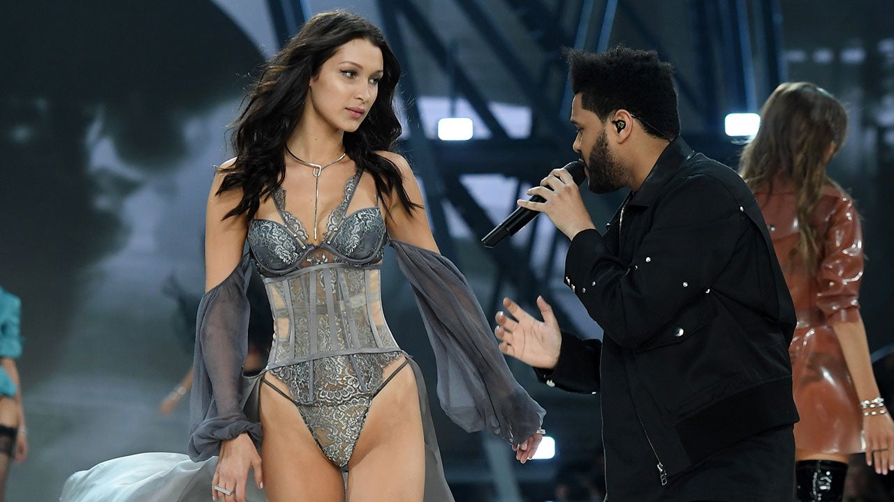 Bella Hadid Slays In Sexy Lingerie While Reuniting With Ex Boyfriend The Weeknd On Victorias 4002