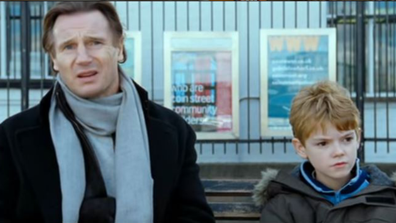 Liam Neeson Reunites With Onscreen Son Thomas Brodie Sangster For Love Actually Mini Sequel 3413