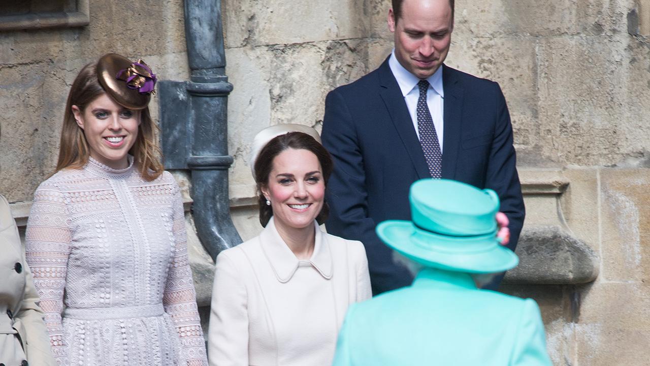 Kate Middleton Curtsies To The Queen In Perfect Easter Ensemble: Pics ...