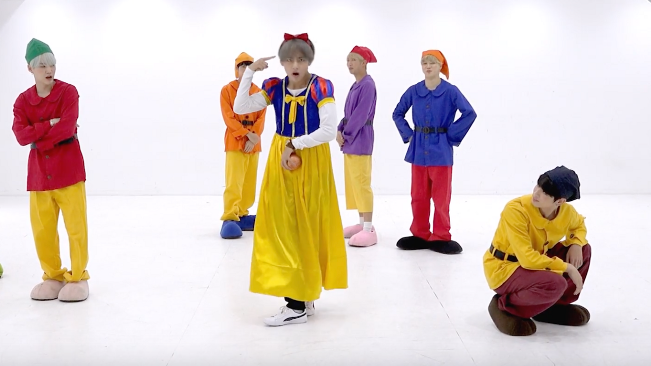 BTS Hilariously Dress Up as Snow White & The Seven Dwarfs for Dance