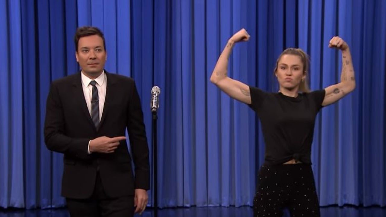 Watch Miley Cyrus Face Off Against Jimmy Fallon In Hilarious Lip Sync 3762