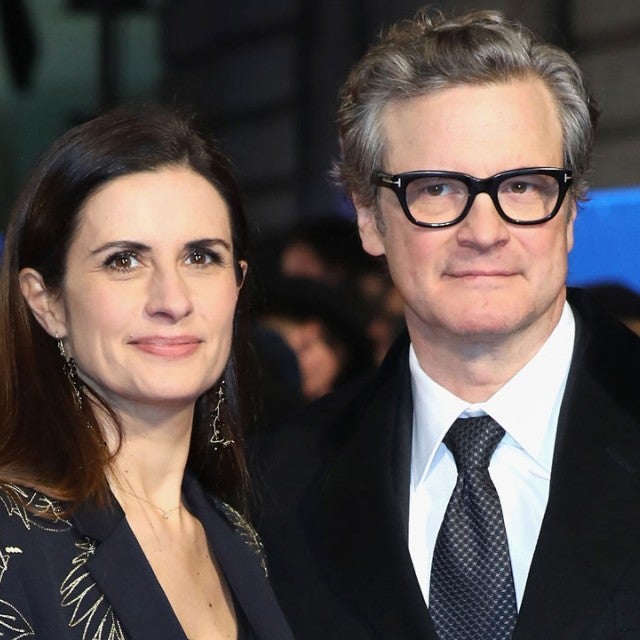 Colin  Firth and Livia Giuggioli