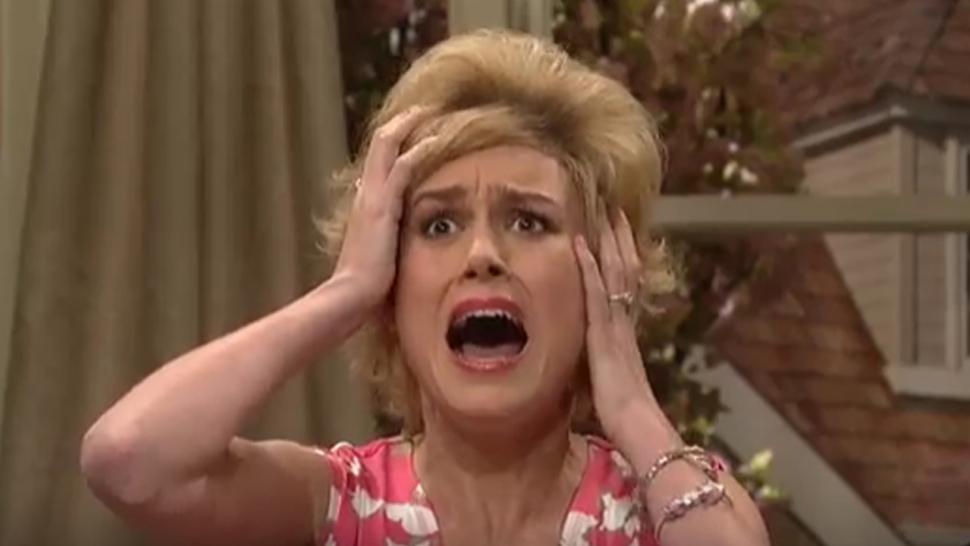 Brie Larson Rocks The Mom Cut On Saturday Night Live As Church Lady