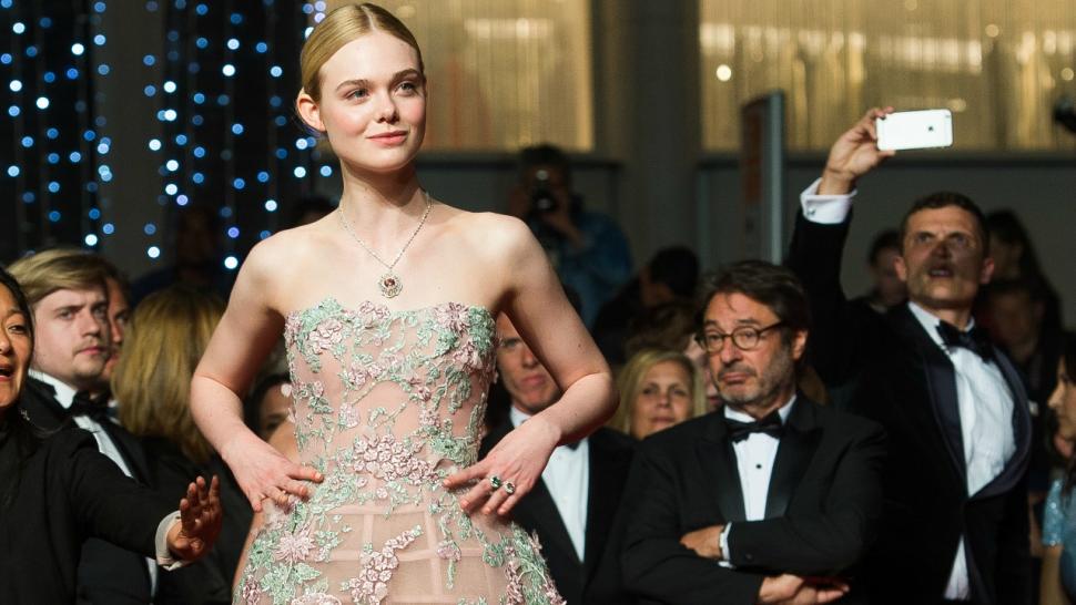Elle Fanning Recreates Prom At Cannes After Missing Her Own See The