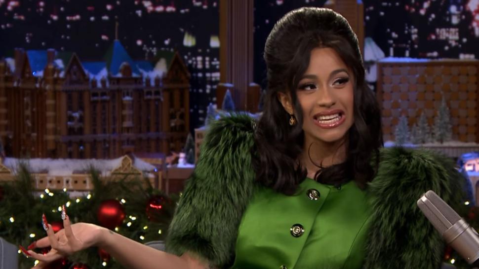 Cardi B Charms Jimmy Fallon During Her Hilarious 'Tonight Show ...