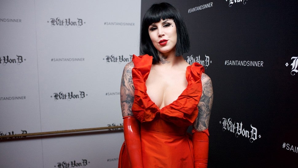 Kat Von D Expecting First Baby with Husband Leafar Seyer