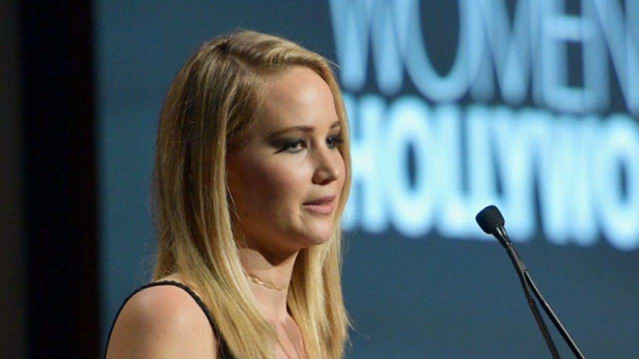 Jennifer Lawrence Channels Olsen Energy In The Row