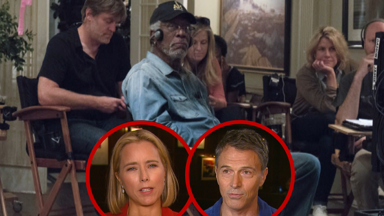 Madam Secretary Stars Tea Leoni And Tim Daly On Having Morgan Freeman As Their Boss Exclusive Entertainment Tonight