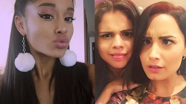 640px x 360px - Ariana Grande, Demi Lovato and Selena Gomez Gush Over Each Other on Twitter  | Entertainment Tonight
