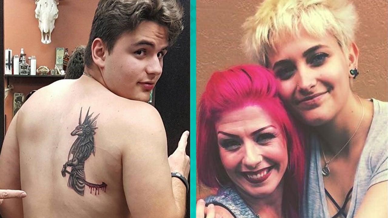 Prince Michael Gets New Tattoo as Sister Paris Jackson Gets Her Second This  Week