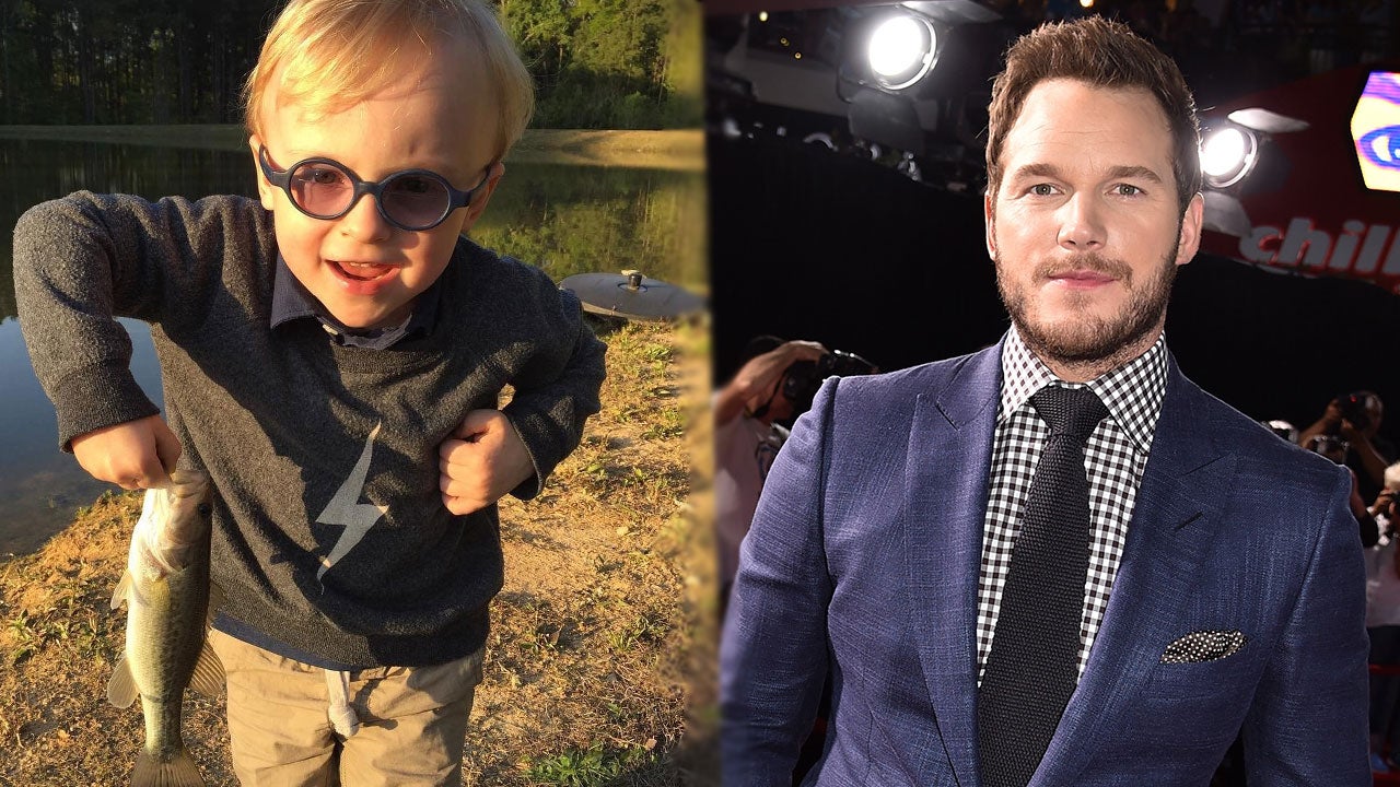 Chris Pratt Goes on an Adorable Fishing Trip With His 3-Year-Old Son ...