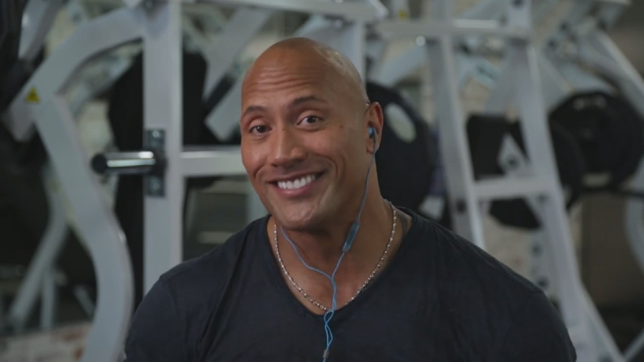 Dwayne 'The Rock' Johnson Channels His Wrestling Persona With