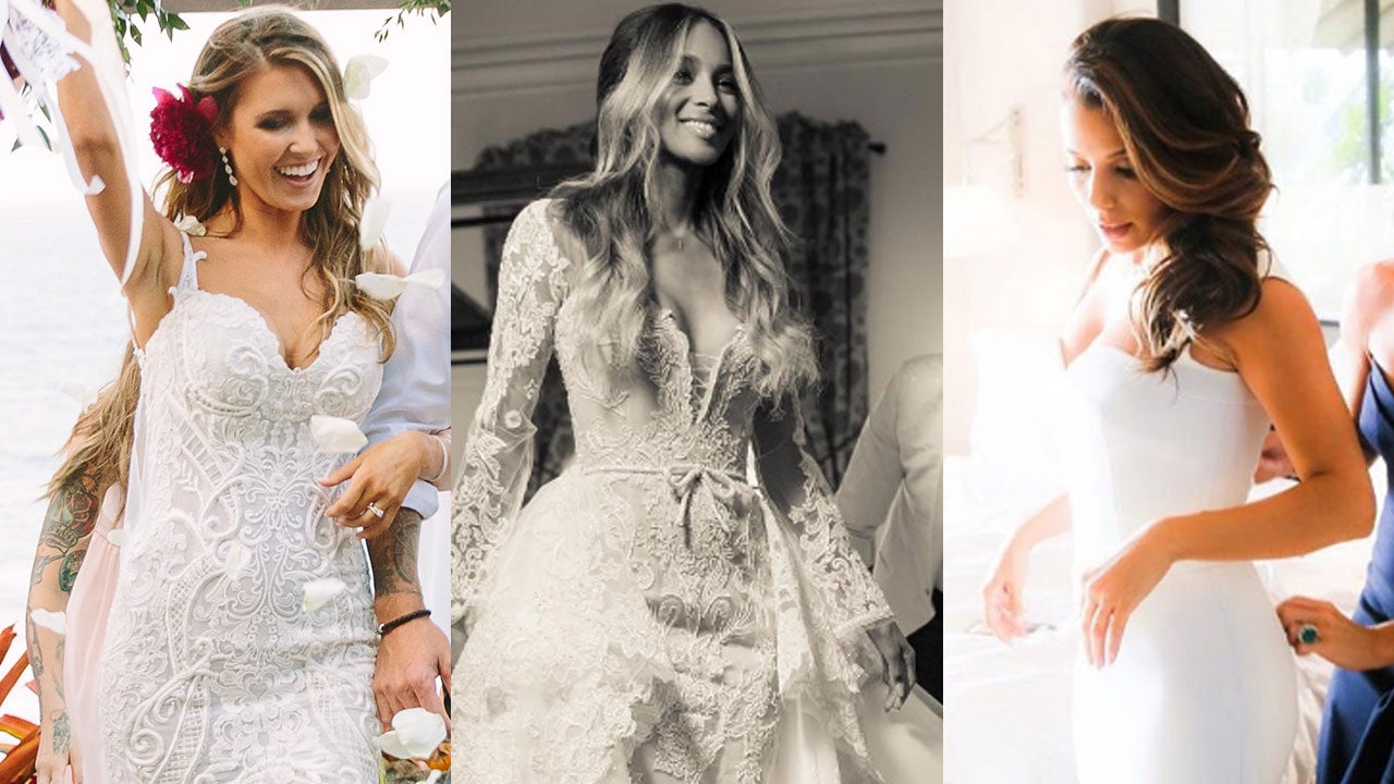 Celebrity Wedding Dresses We Are Still Swooning Over