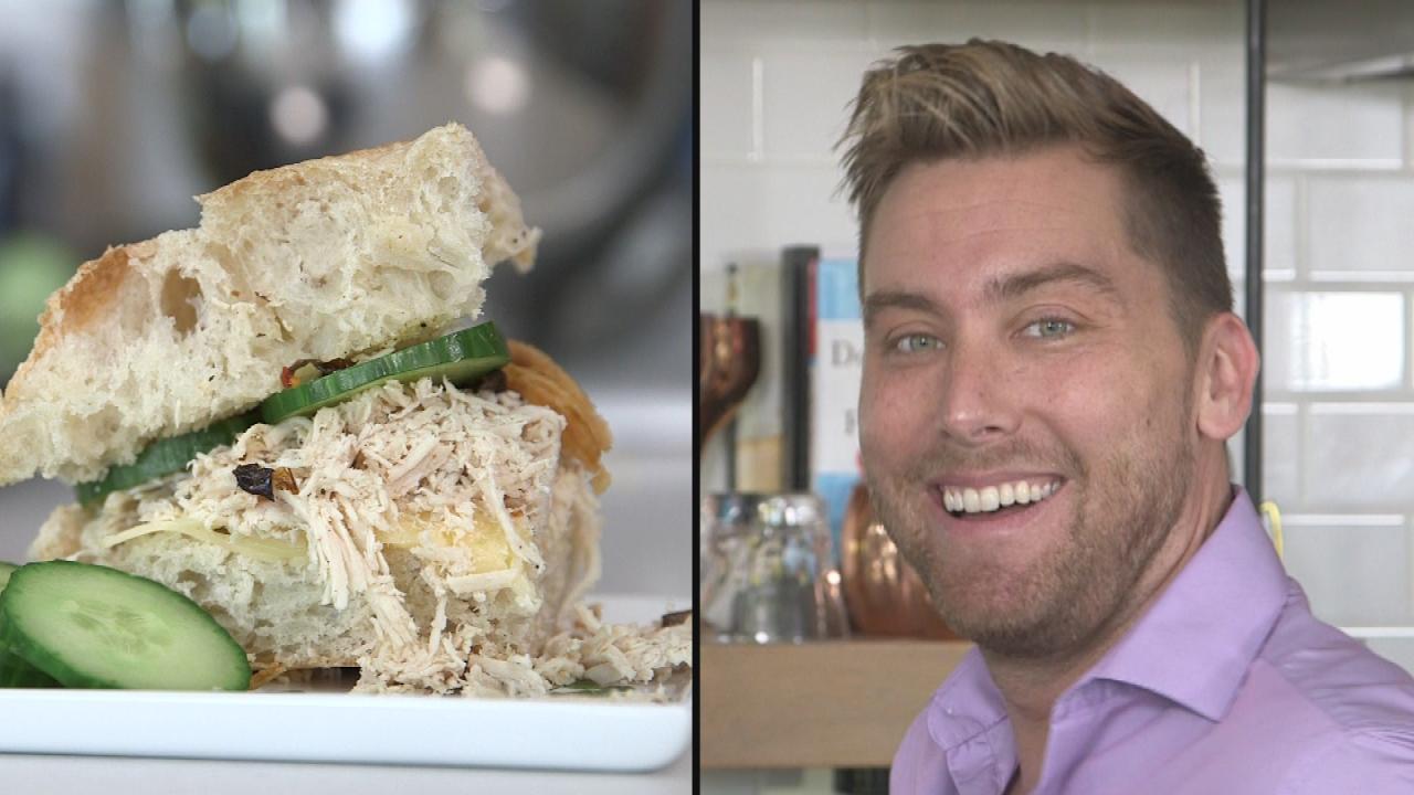 Watch Lance Bass Teach You How To Make The Perfect Truffle Chicken Sandwich  - In His Home Kitchen!