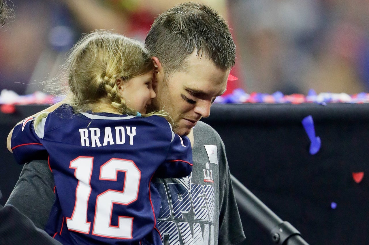 Tom Brady Calls Daughter Vivian His No. 1 Cheerleader - E! Online
