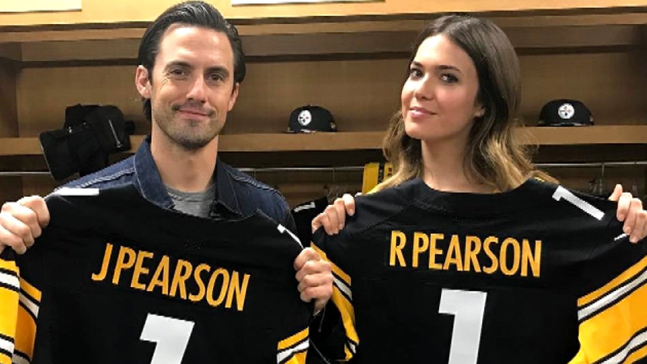 Mandy Moore & Milo Ventimiglia Announce Pittsburgh Steelers' 2017