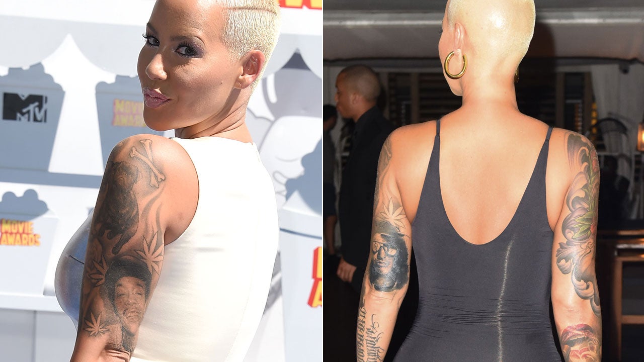 Amber Rose face tattoo inspired by Kobe Bryants death  Metro News
