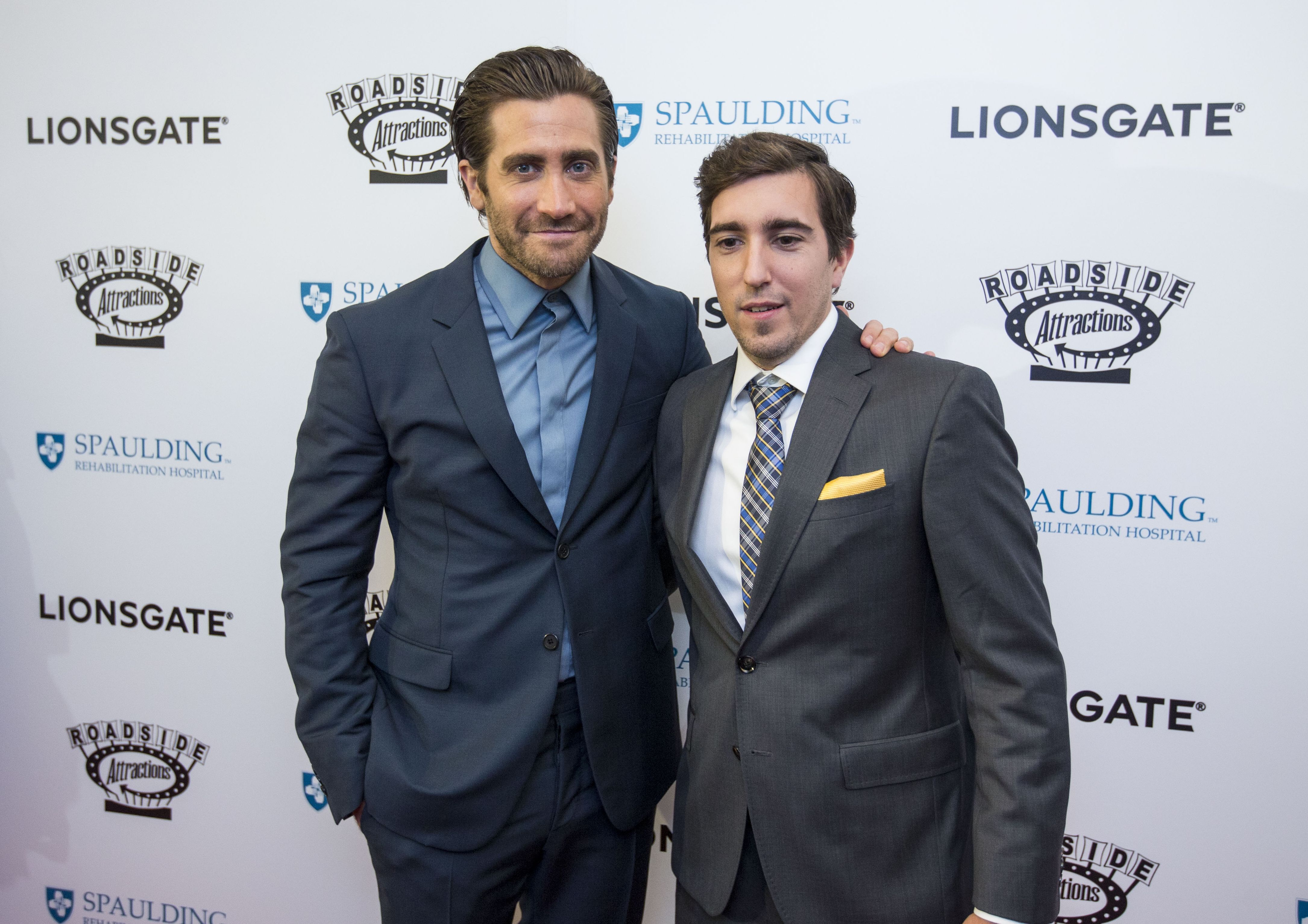 The jersey Red Sox white Jeff Bauman (Jake Gyllenhaal) in Fenway Park in  the movie Stronger