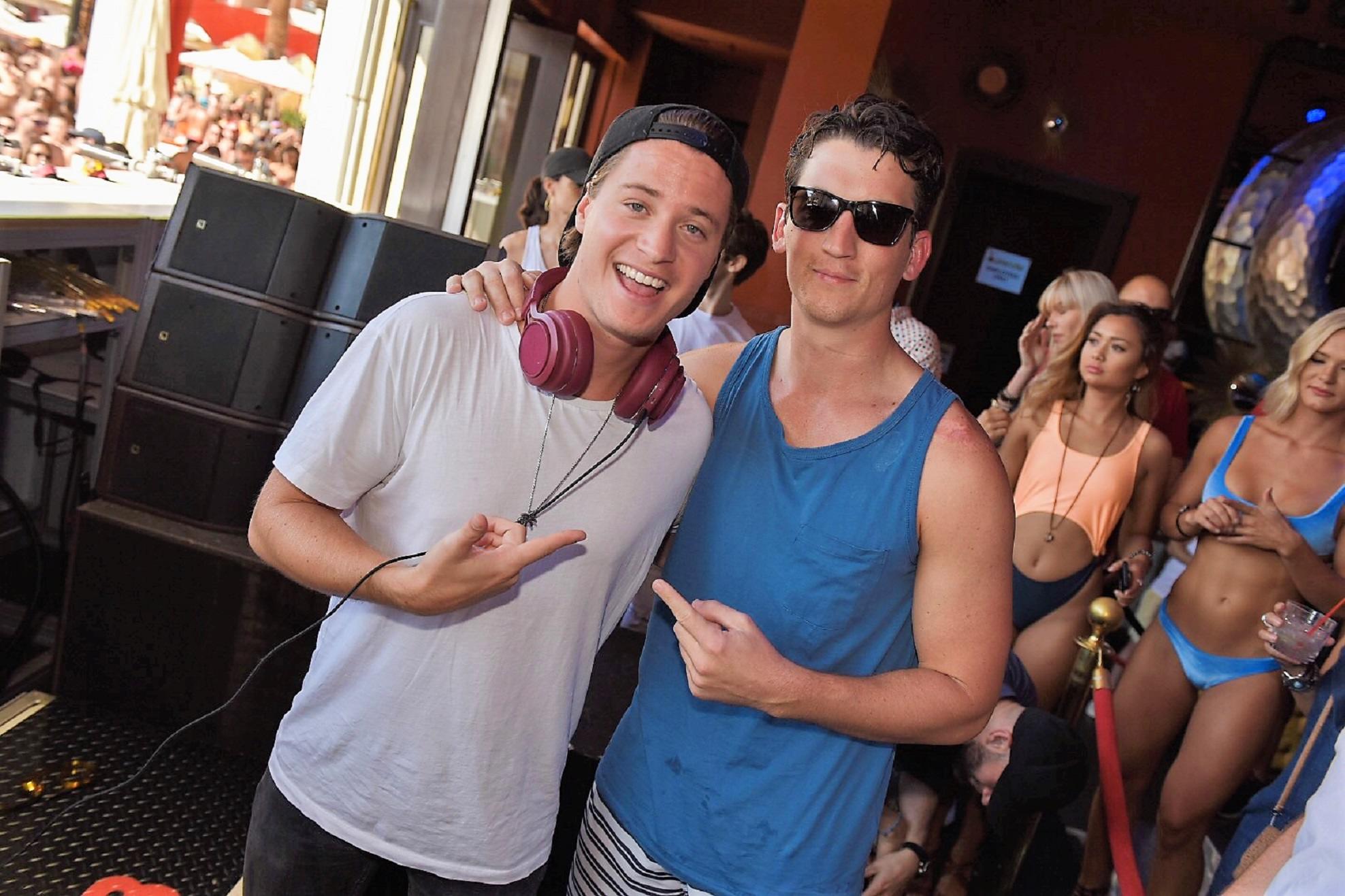 DJ Kygo and Miles Teller