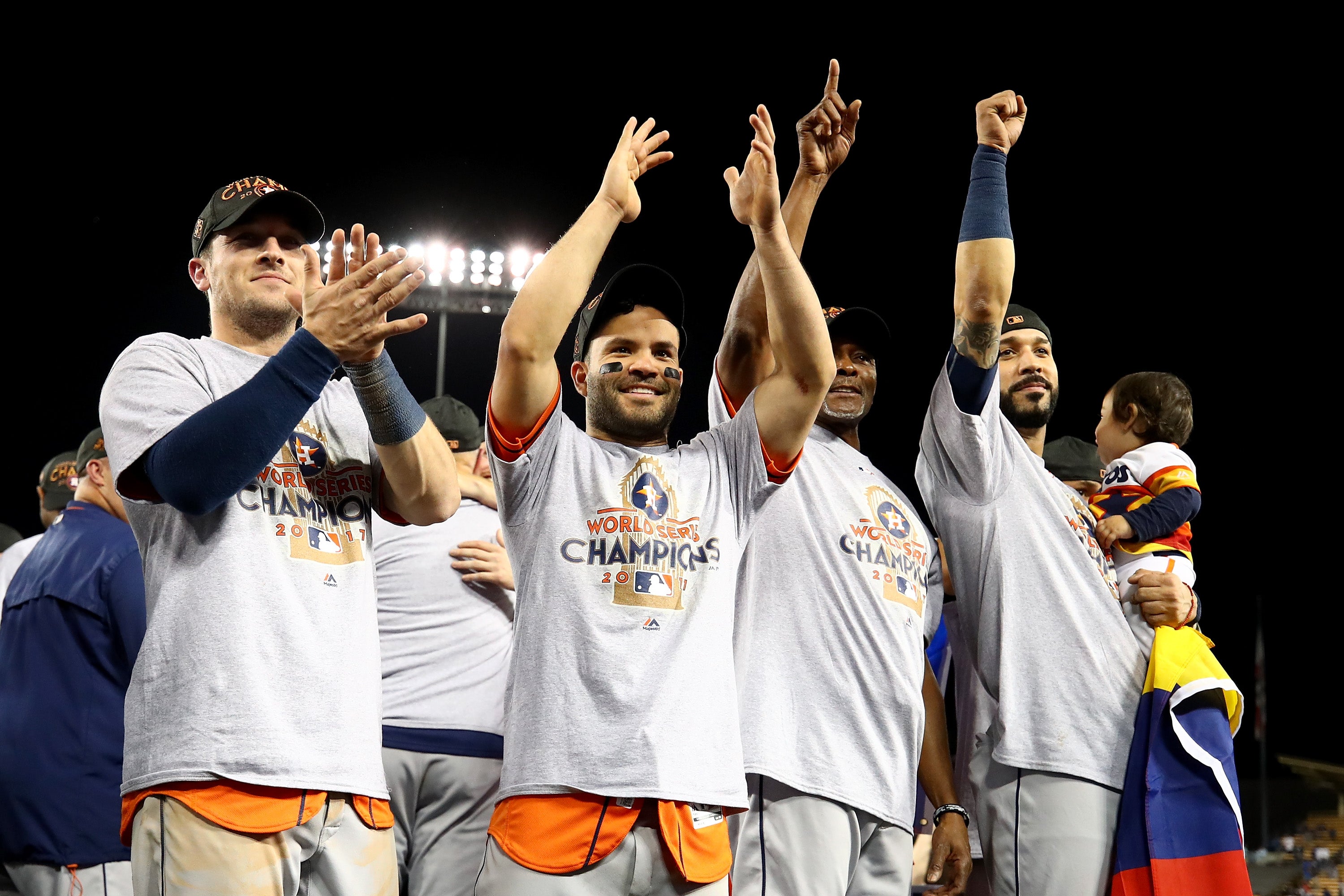Astros beat Dodgers 5-1 in Game 7 to capture team's first World Series title