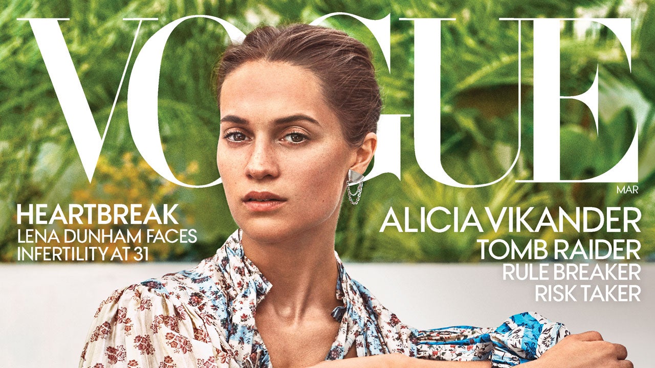 Alicia Vikander in Bulgari jewellery at the Vanity Fair