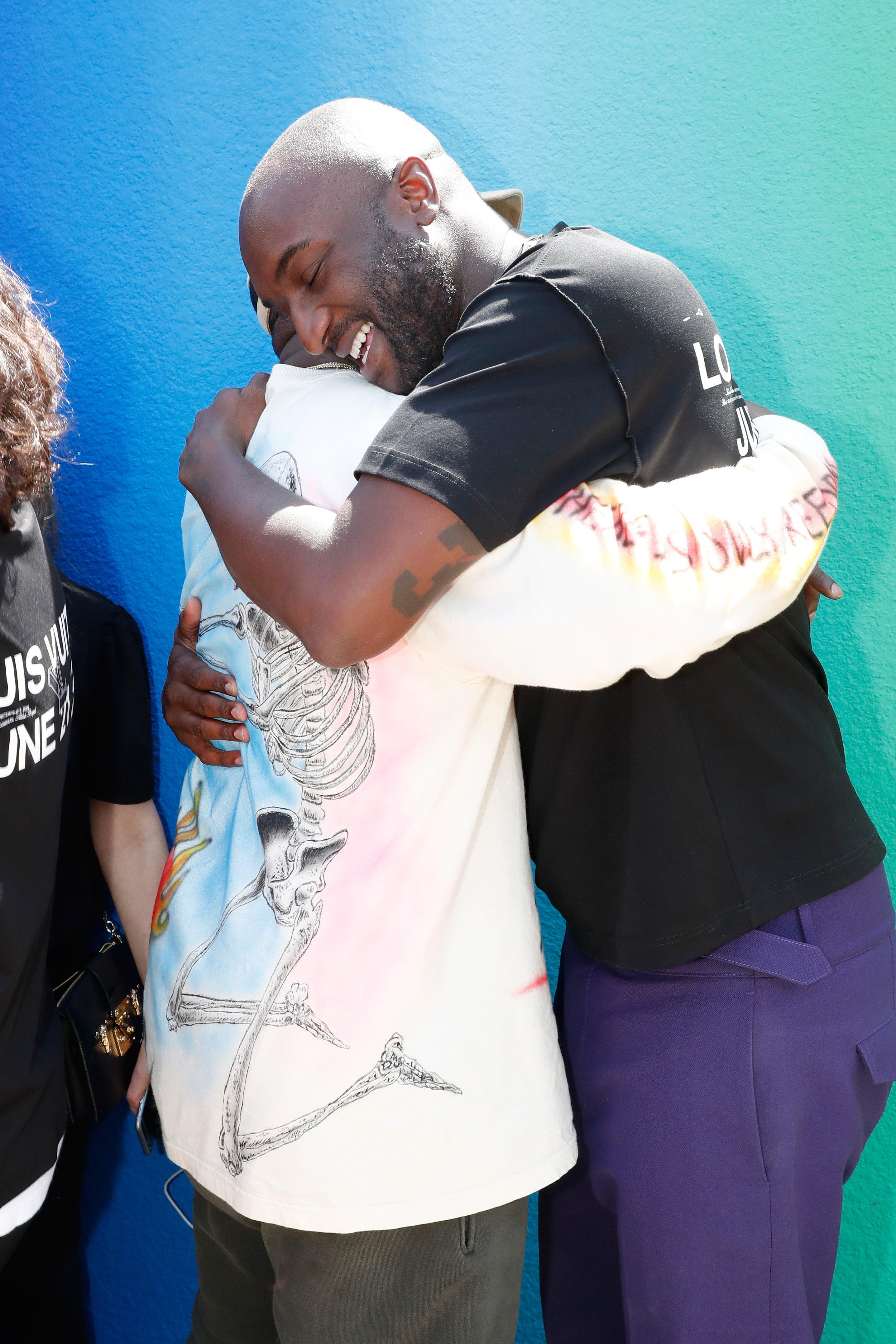 Virgil Abloh and Kanye West got very emotional at the Louis Vuitton SS19  showing