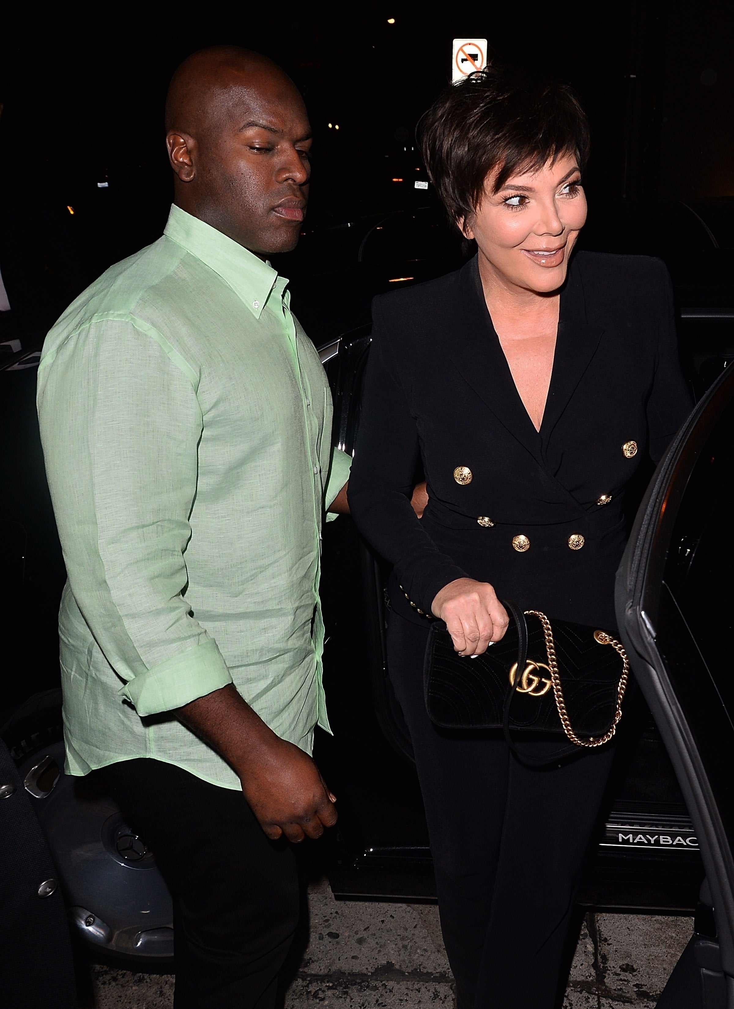 Kris and Caitlyn Jenner Wear Matching Gucci Handbags